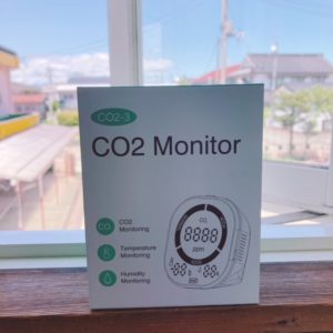 CO2センサー導入しました